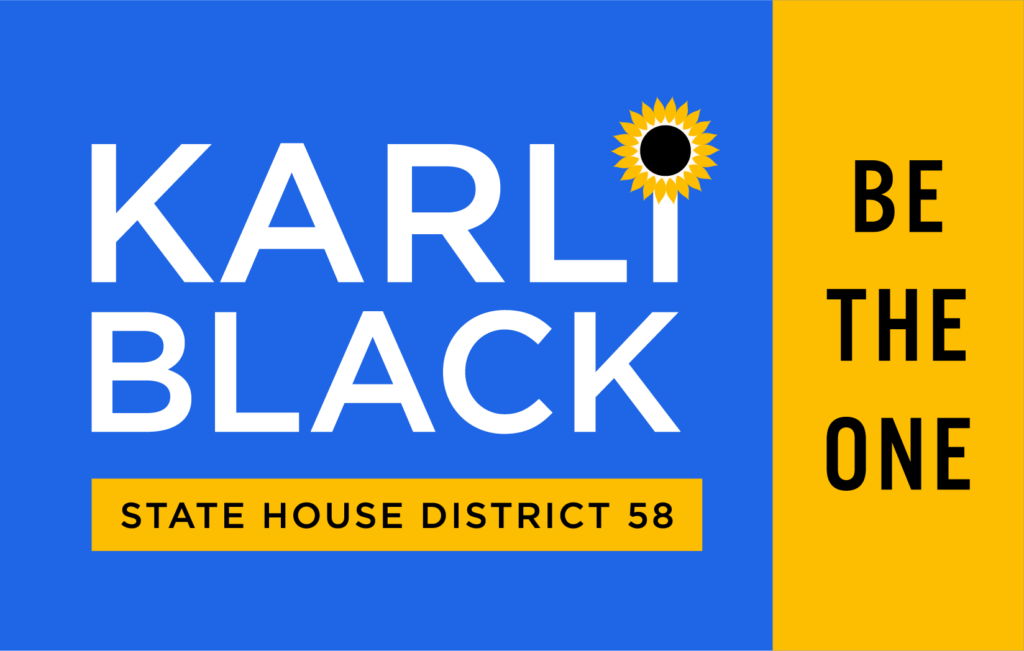 Karli Black Utah State House of Representatives District 58 Logo